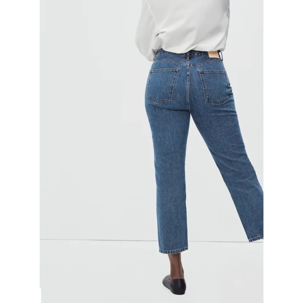 EVERLANE The Curvy 90s Cheeky Jean Size 24 Ankle Button-Fly - Picture 4 of 14